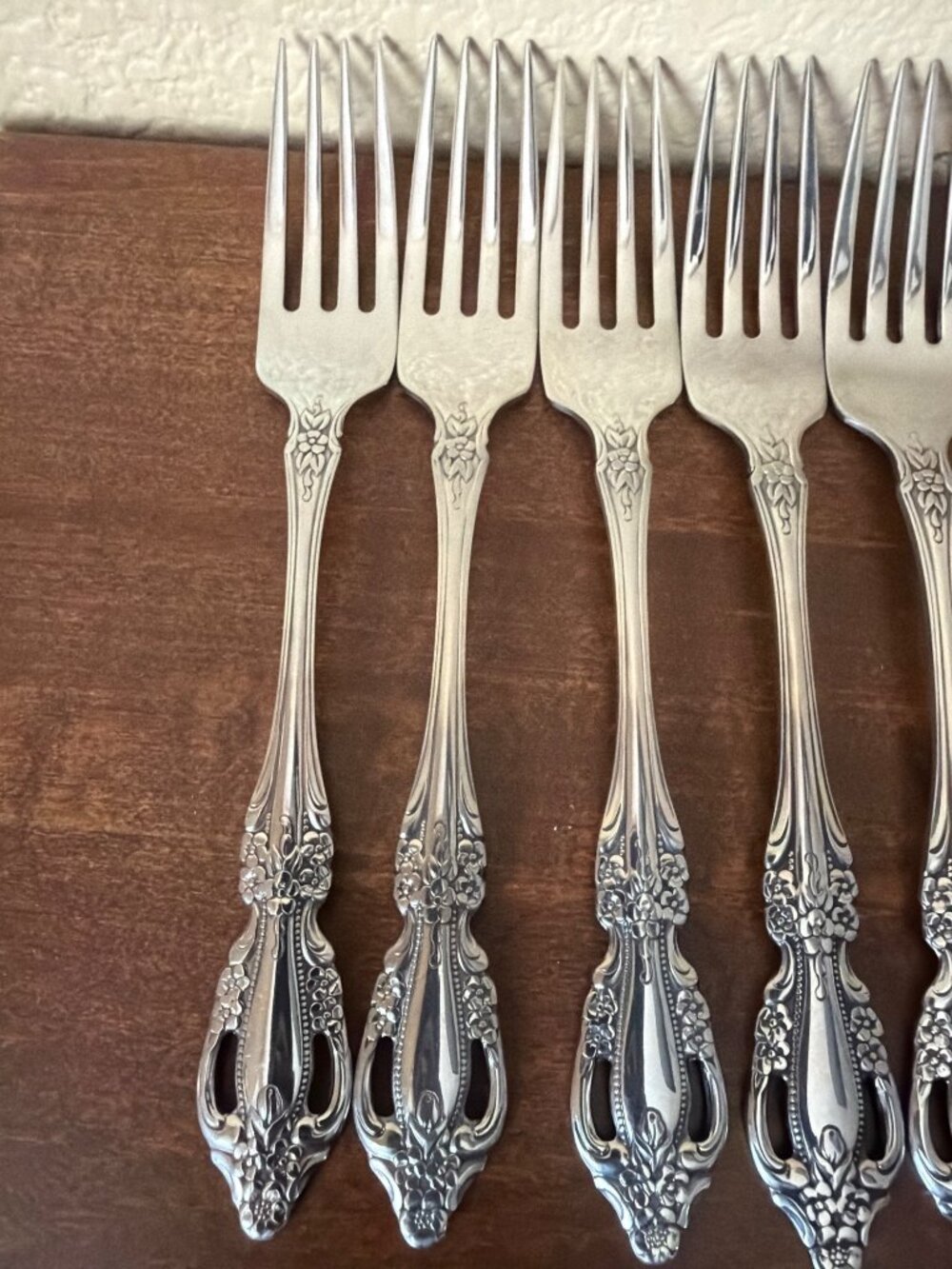 Set of 12 Oneida Distinction Deluxe HH Raphael Stainless Dinner Forks 7.25" Repl - Picture 6 of 16